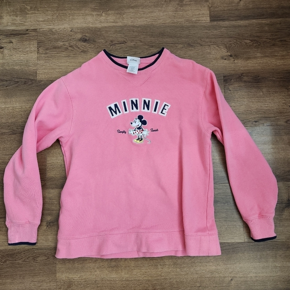 Minnie Mouse Walt Disney World Pink "Simply Sweet" Crewneck Sweatshirt